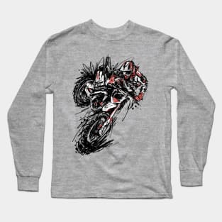 Scribble Super Cross Long Sleeve T-Shirt